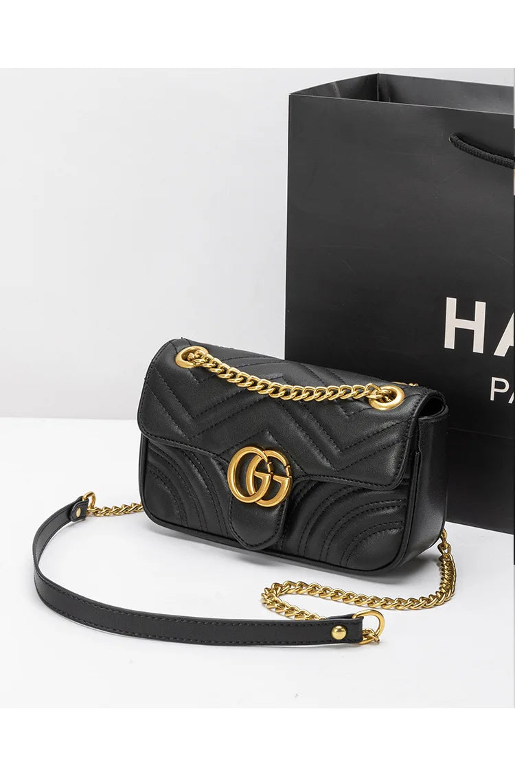 2025 new autumn small fragrant wind rhombus chain bag fashionable shoulder messenger bag