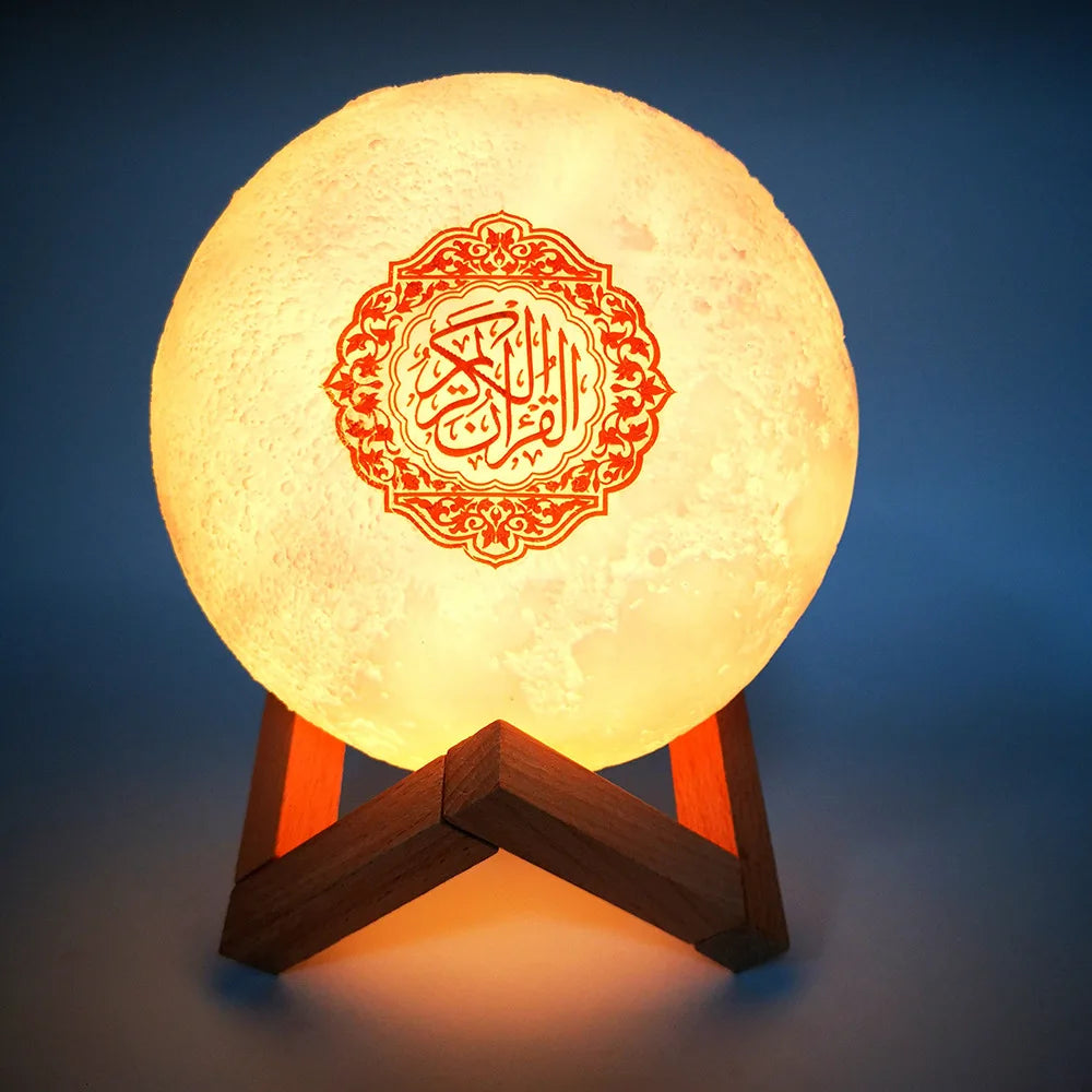 Heller Koran Azan Muslim Koran Bluetooth Lautsprecher Tragbares Nachtlicht Heilige Lampe Soundbox Musik Kabellos Caixa De Som Bocina Mp3