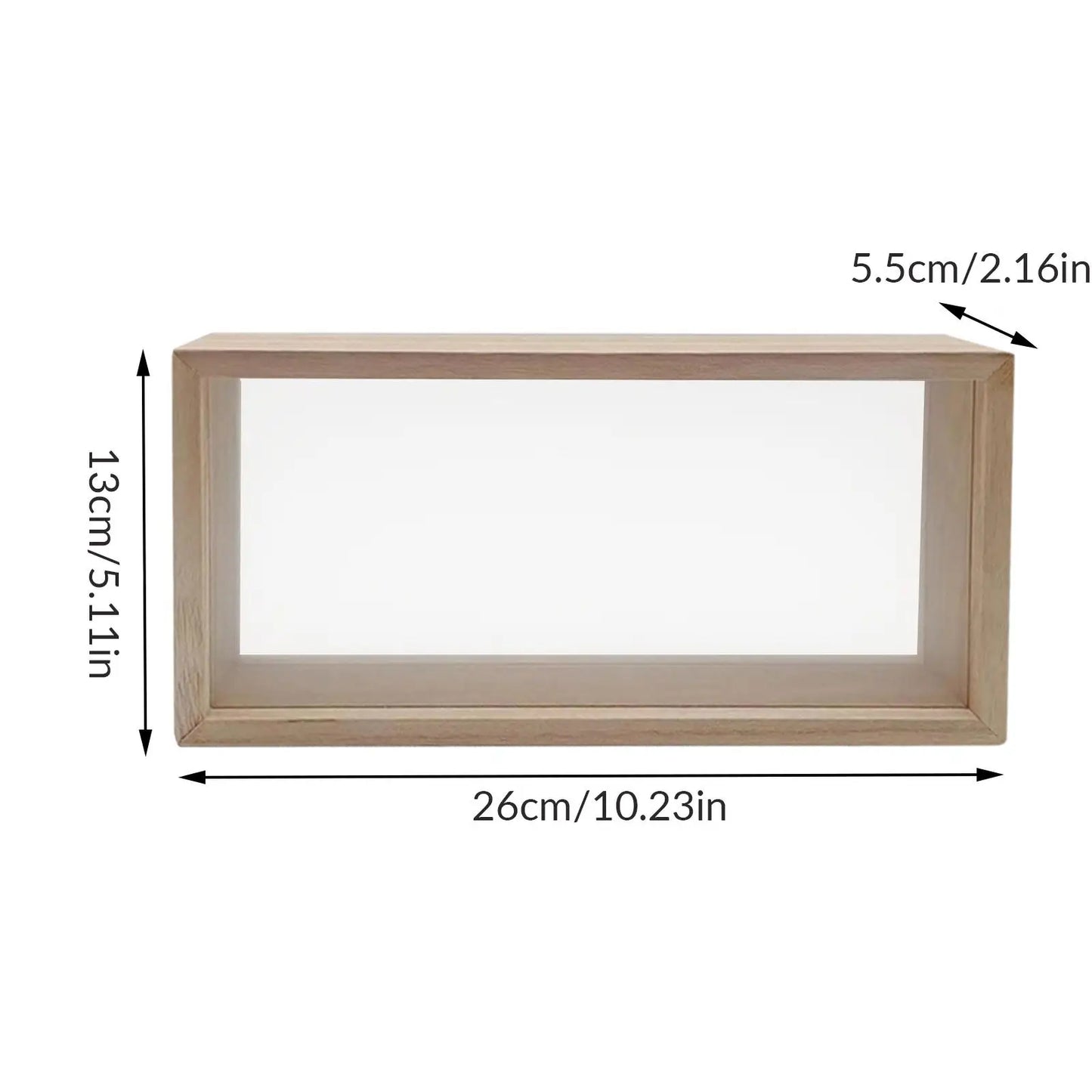 Shadow Box Frame Picture Frame for Dried Flowers Wooden Deep Dried Flower Display Frame for Memorabilia Award Photos Bouquet