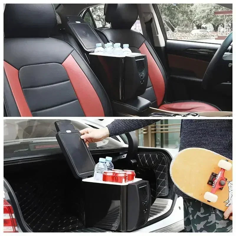 Réfrigérateur de voiture 2025 6L 8L Petit réfrigérateur domestique pour camping, boissons fraîches d'été, boissons glacées, voiture 12V, camion 24V