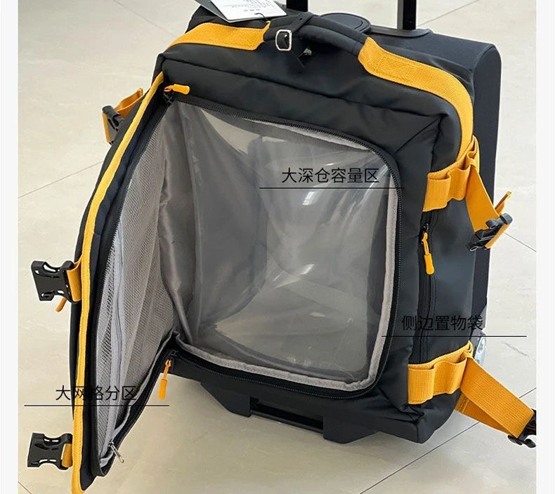 Multi-functional luggage large-capacity trolley bag directional wheel suitcase oxford handle bag 20/24/28-inch carry-on suitcase
