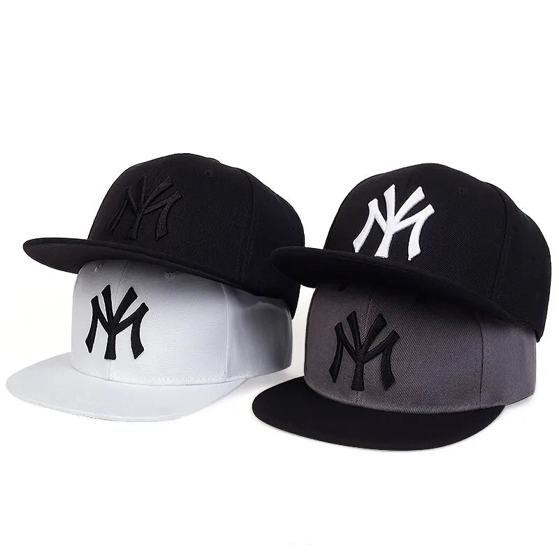 Unisex Buchstaben-Stickerei Hip-Hop Mützen Verstellbare Freizeit-Baseballkappen Sonnenhut
