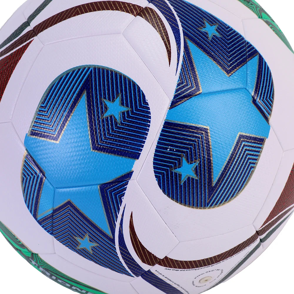 Ballon de football de haute qualité 2022, taille officielle 5, en PU, sans coutures, résistant à l'usure, pour match et entraînement, Futbol Voetbal Bola