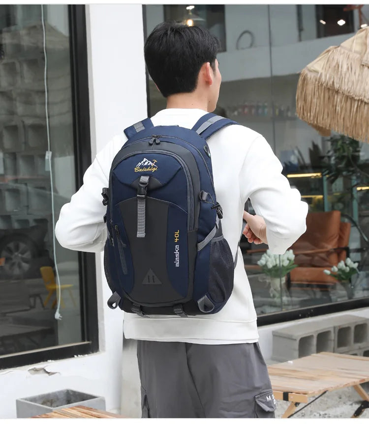 Sac à dos de sport de voyage unisexe 2026 grande capacité en nylon léger pour randonnée en plein air hommes et femmes sac d'école étudiant