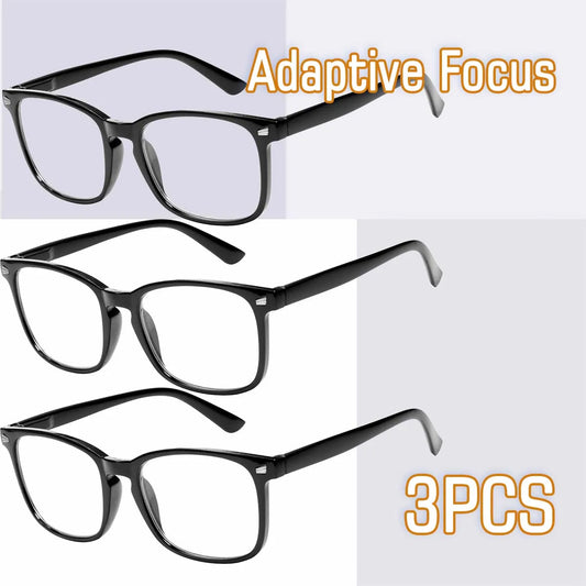 1/3PCS  Auto-Focus Reading Glasses, Lightweight PC Frame, Unisex Design | Ideal for Computer Use & Perfect Gift Choice