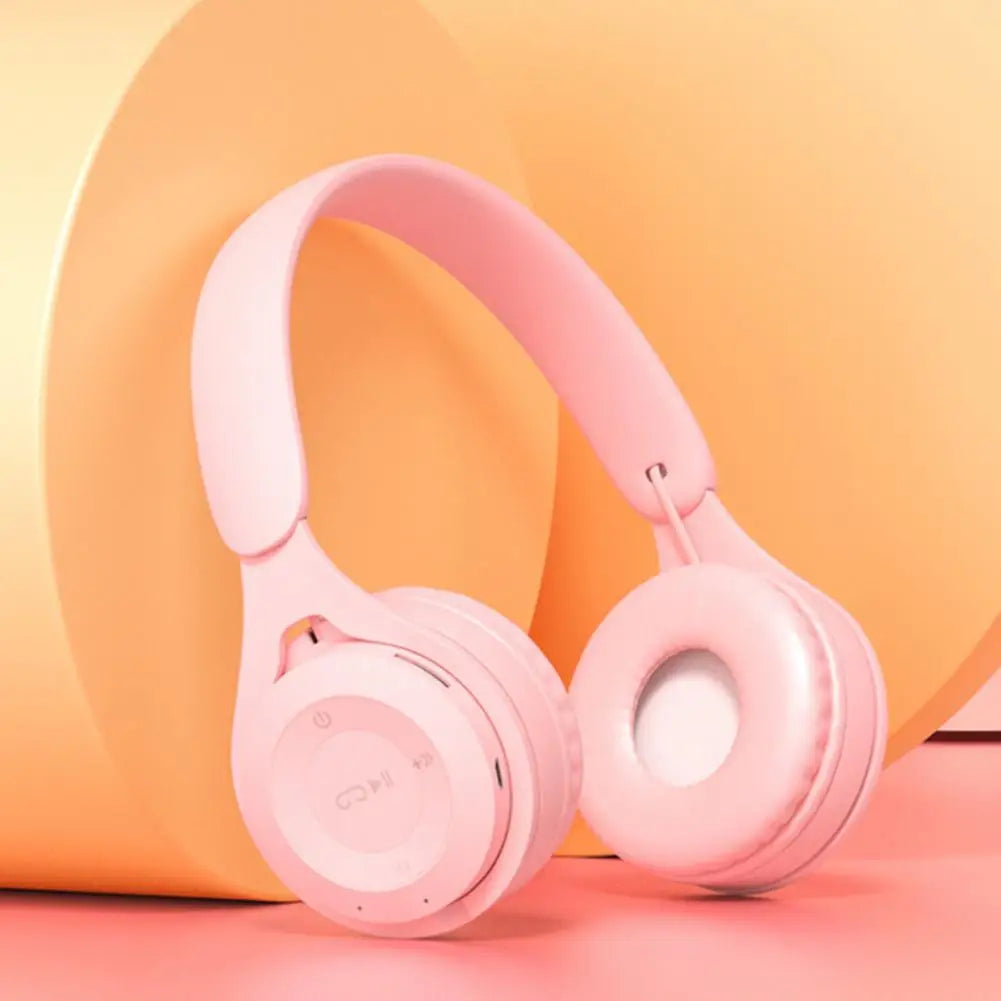 Écouteurs sans fil Bluetooth pour enfants, Casques stéréo pliables, Casques de jeu supra-auriculaires pour Android iOS