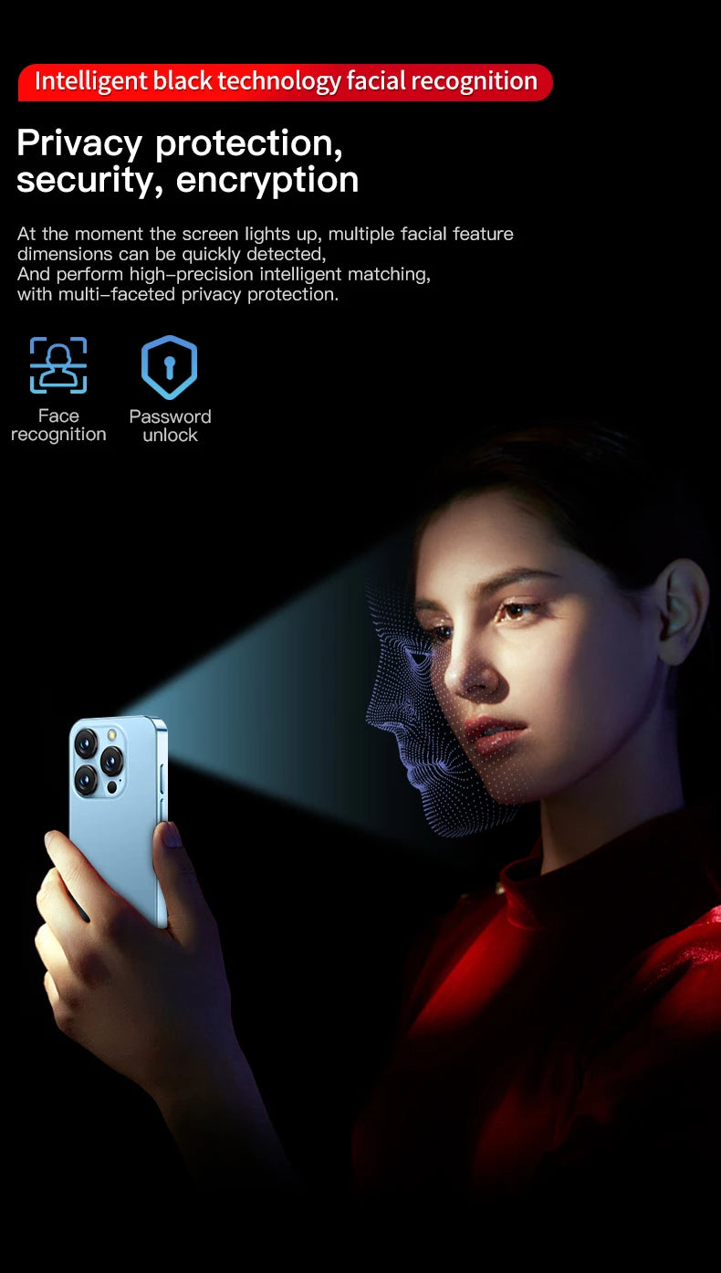 SERVO 19PRO Android Mini Smartphone 4G Cellular 6GB+128GB 3.88" HD Display Face Unlock 2 SIM Small Mobile Phones GPS Play Store