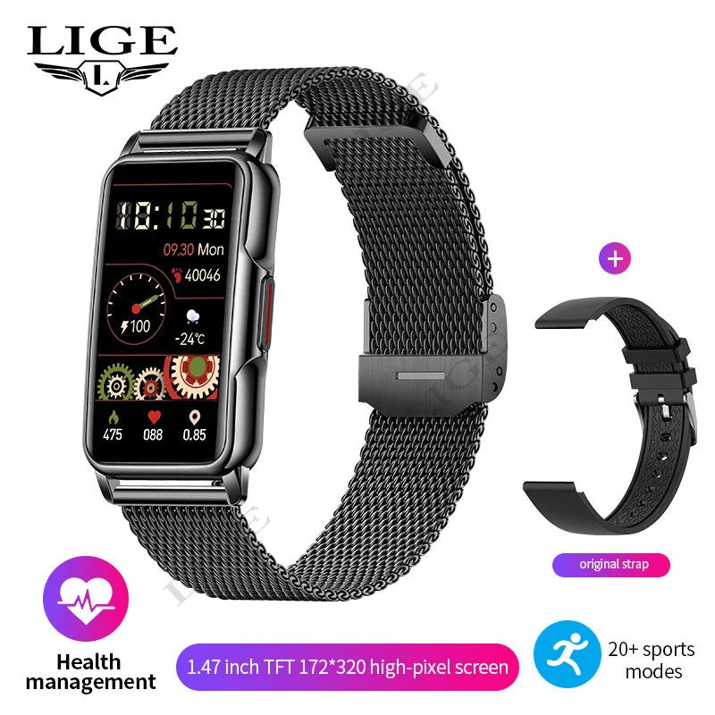 Für Android IOS Smart Armband Frauen Smartwatch Männer Herzfrequenz Blutsauerstoff Wasserdicht Sport Smart Band Uhr Für Damen +Geschenk