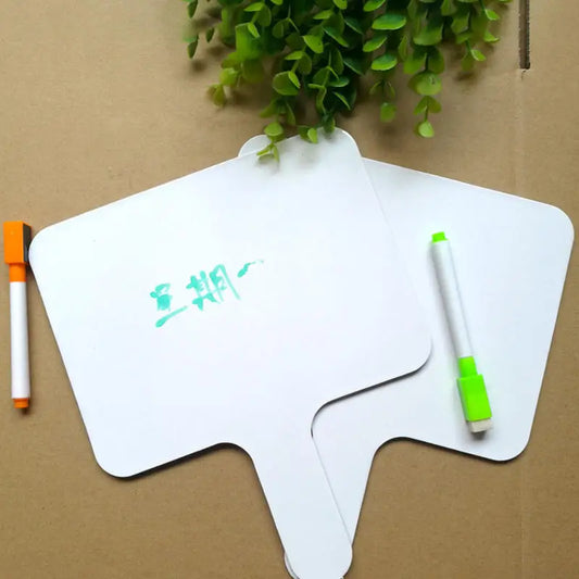 10/30PCS Answer Board Handheld Student Kids Whiteboards White Double Sided Small Game Props Melamine Reusable Whiteboard Child