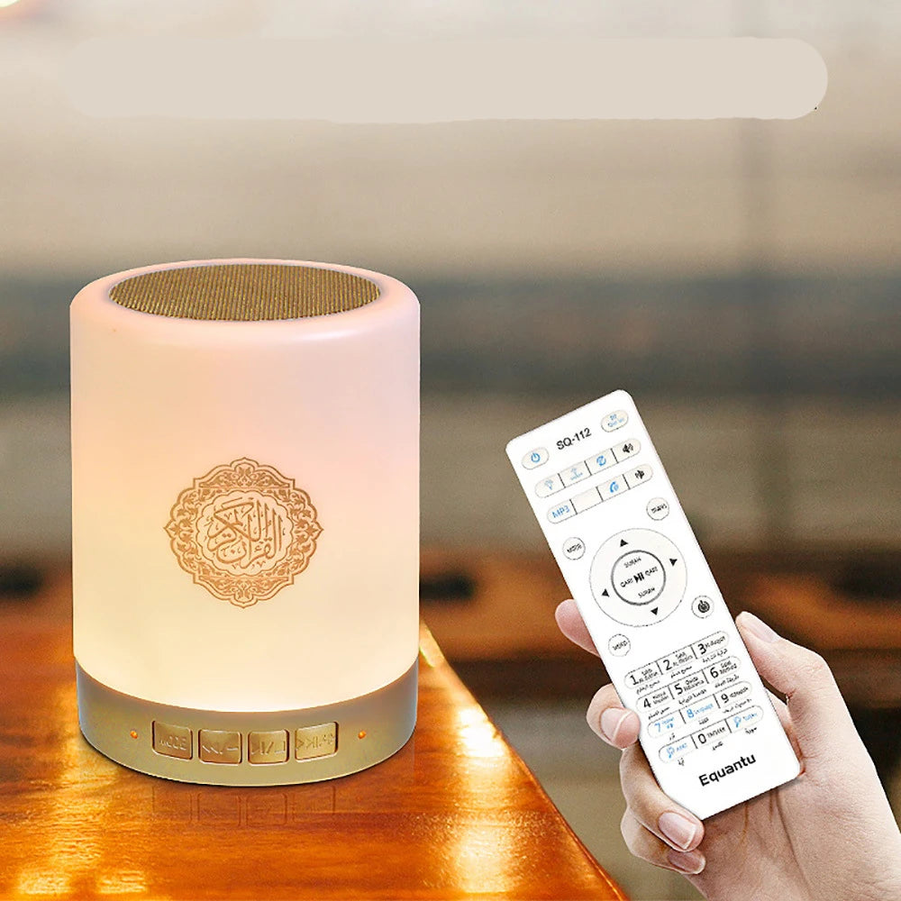 Heller Koran Azan Muslim Koran Bluetooth Lautsprecher Tragbares Nachtlicht Heilige Lampe Soundbox Musik Kabellos Caixa De Som Bocina Mp3