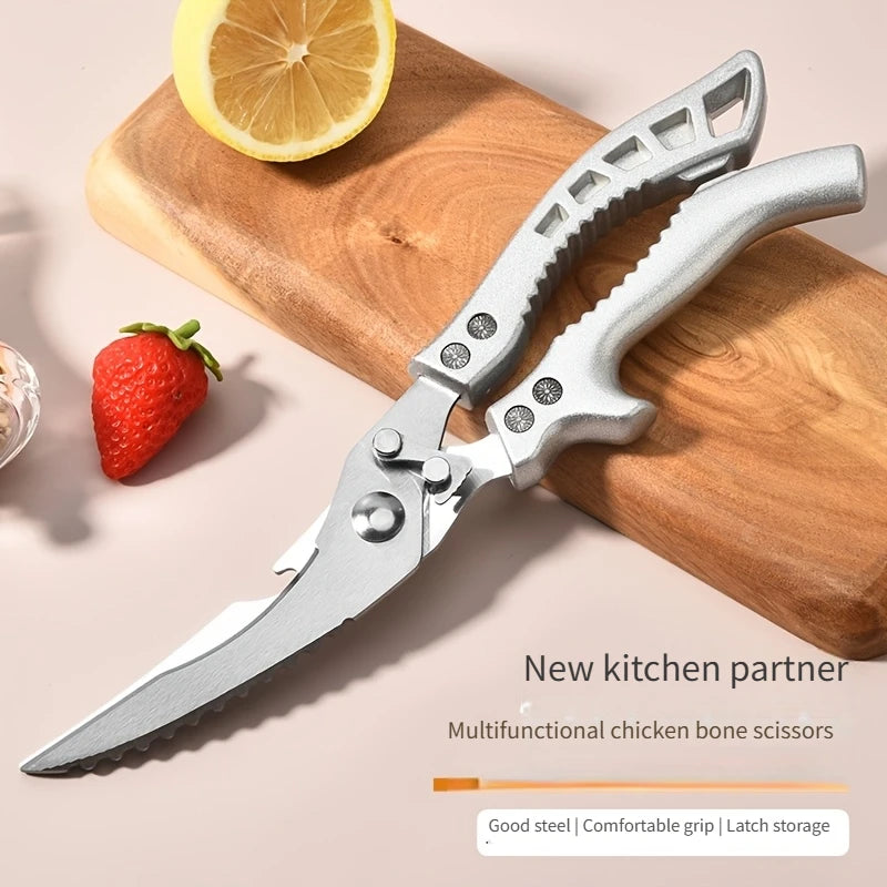 Heavy Duty Kitchen Scissors Meat Fruit Boning Fishing Hunting Camping Professional Stainless Steel Chicken Bone Kitchen Shears