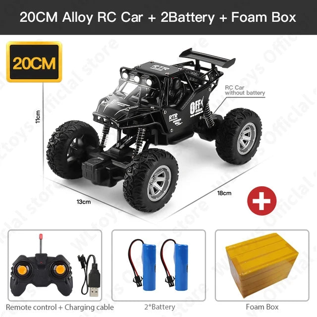 ZWN 1:12 / 1:16 4WD RC Auto mit LED-Lichtern 2.4G Funkfernsteuerung Autos Buggy Offroad-Kontroll-LKWs Jungen Spielzeug für Kinder