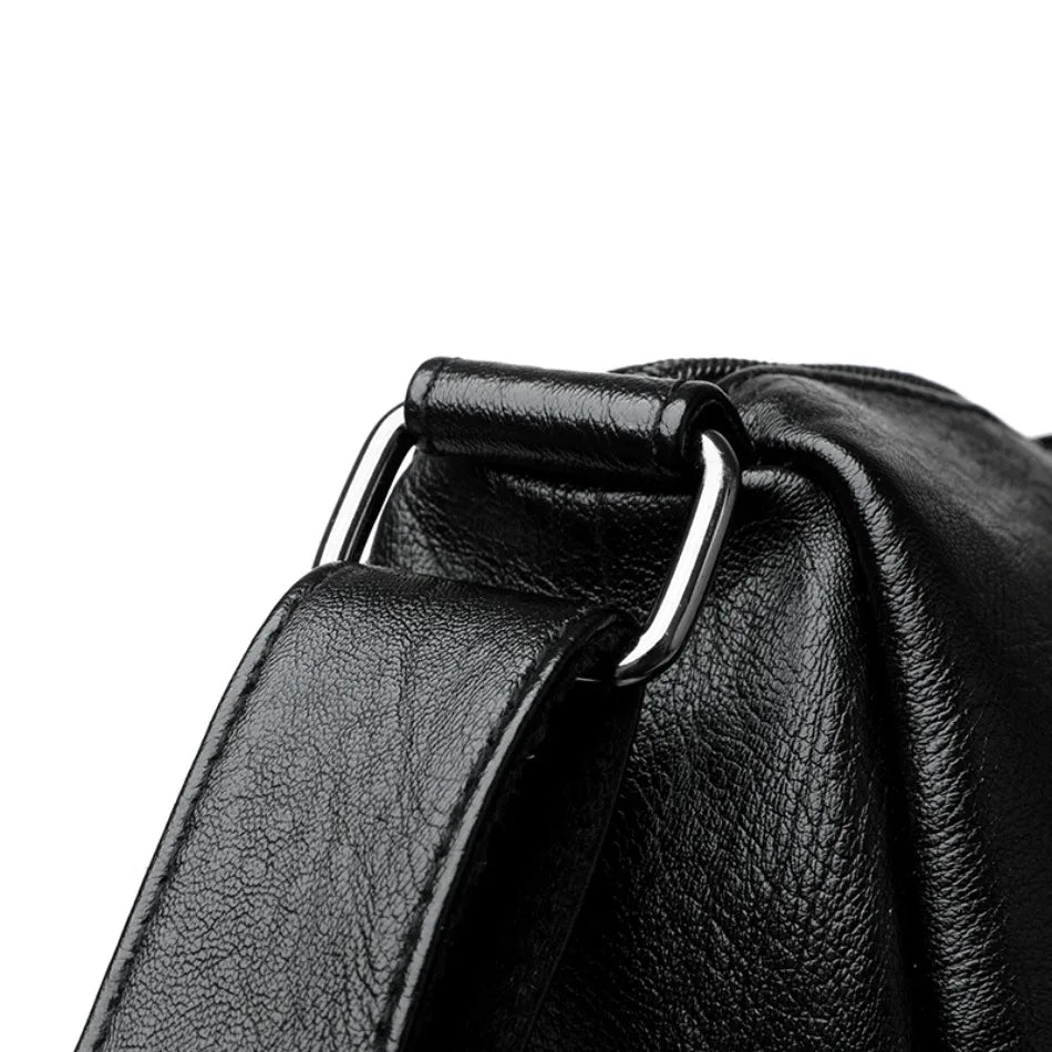 Sacs bandoulière en cuir souple Kangaroo pour femmes Sacs à bandoulière vintage multi-poches Designer Sacs messager décontractés pour dames Sac à main