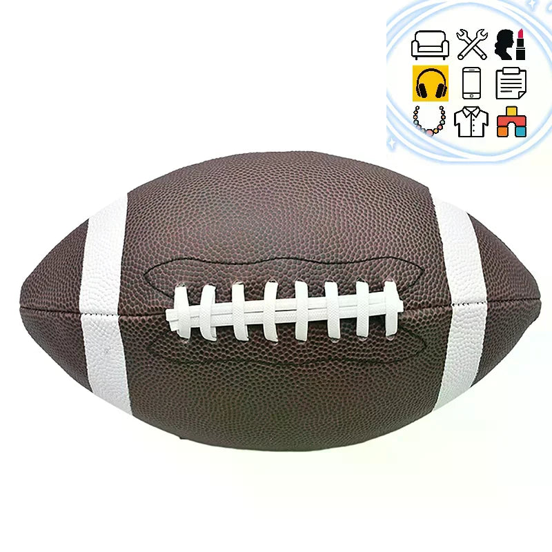American Soccer Rugby Association Football Footy Ball Standard Size 8.5inch Sports Football For Men Women Children
