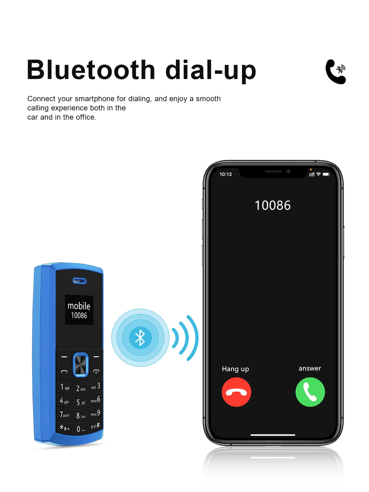 SERVO BM01 Mini Handy Magische Stimme Kurzwahl Bluetooth-Einwahl Anrufaufnahme 2 SIM Standby 2G GSM Kleines Ersatzhandy