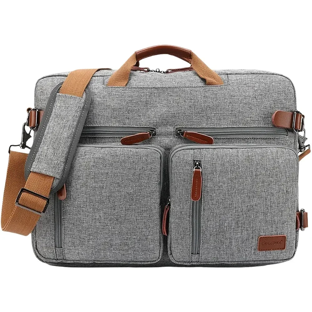 Handbag Business Briefcase Rucksack Convertible Backpack Laptop Bag 17 inch Notebook Bag Shoulder Messenger Laptop Case