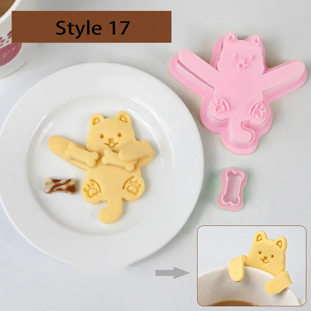 Süße Eichhörnchen-Ausstechformen, pressbare Keksausstecher, DIY Küchenbackformen, Gebäck Backformen