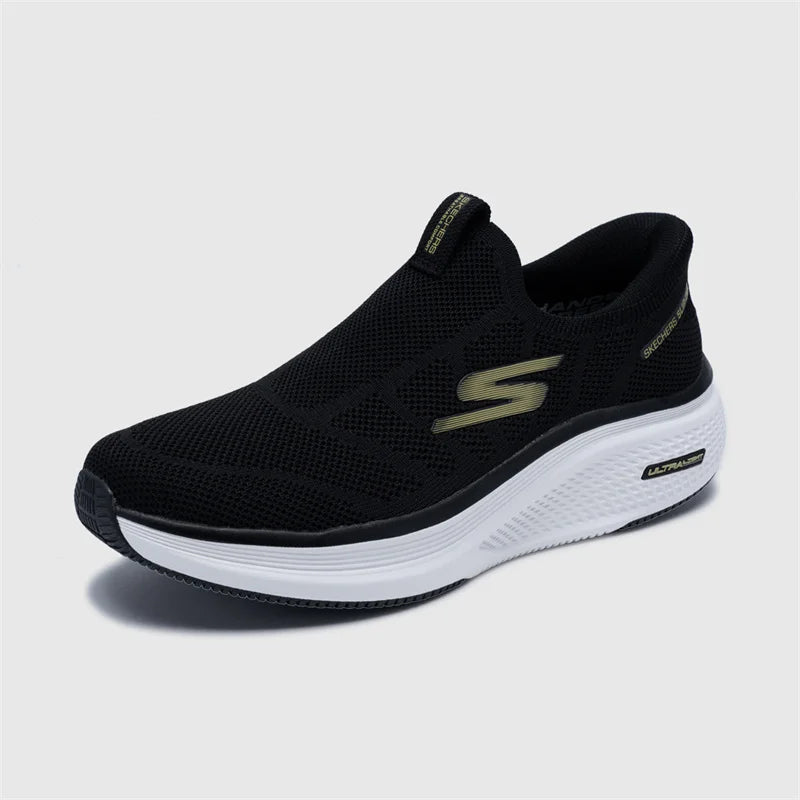 Chaussures pour hommes Skechers - Chaussures de marche et de course sans lacets pour hommes - Légères, respirantes, pour l'extérieur, décontractées, sportives - Skechers