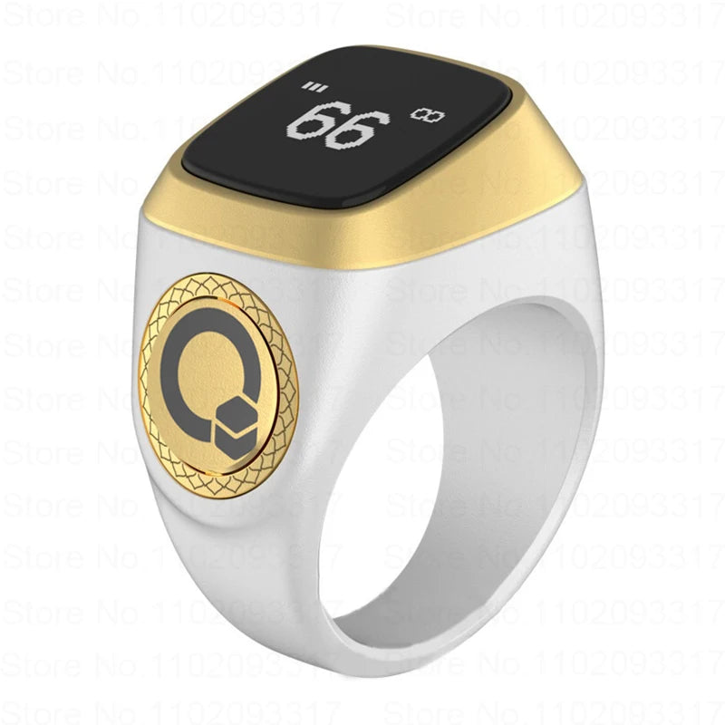 Bague intelligente Zikr IQibla Tasbih Tally Compteur numérique électronique pour musulmans Rappel de vibration de l'heure de la prière Étanche