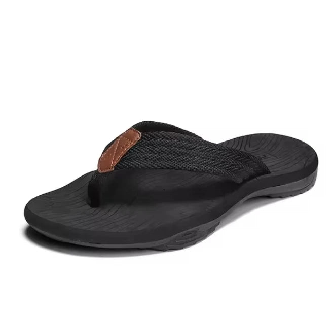 Hommes Pantoufles Été Tongs Marque Mode Extérieur Confortable Décontracté Claquettes Chaussures Plage Antidérapantes Hommes Sandales