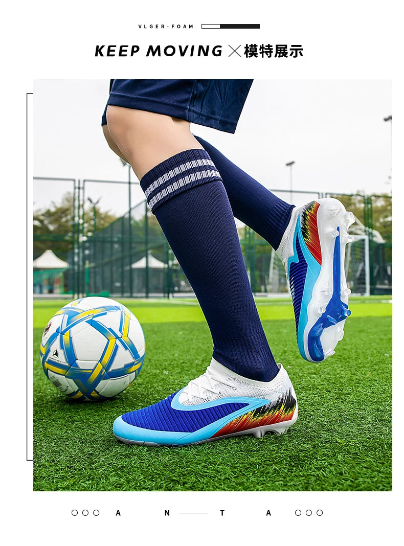 FG Herren Fußballschuhe Hochwertige Turf-Fußballschuhe für Sneaker-Training Fußballstiefel Chuteira Campo 35-45