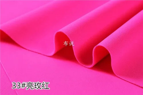 Space Cotton Fabric Thin Clothing Designer Four Sided Elastic Wholesale Cloth Diy Sewing Polyester Spandex Material