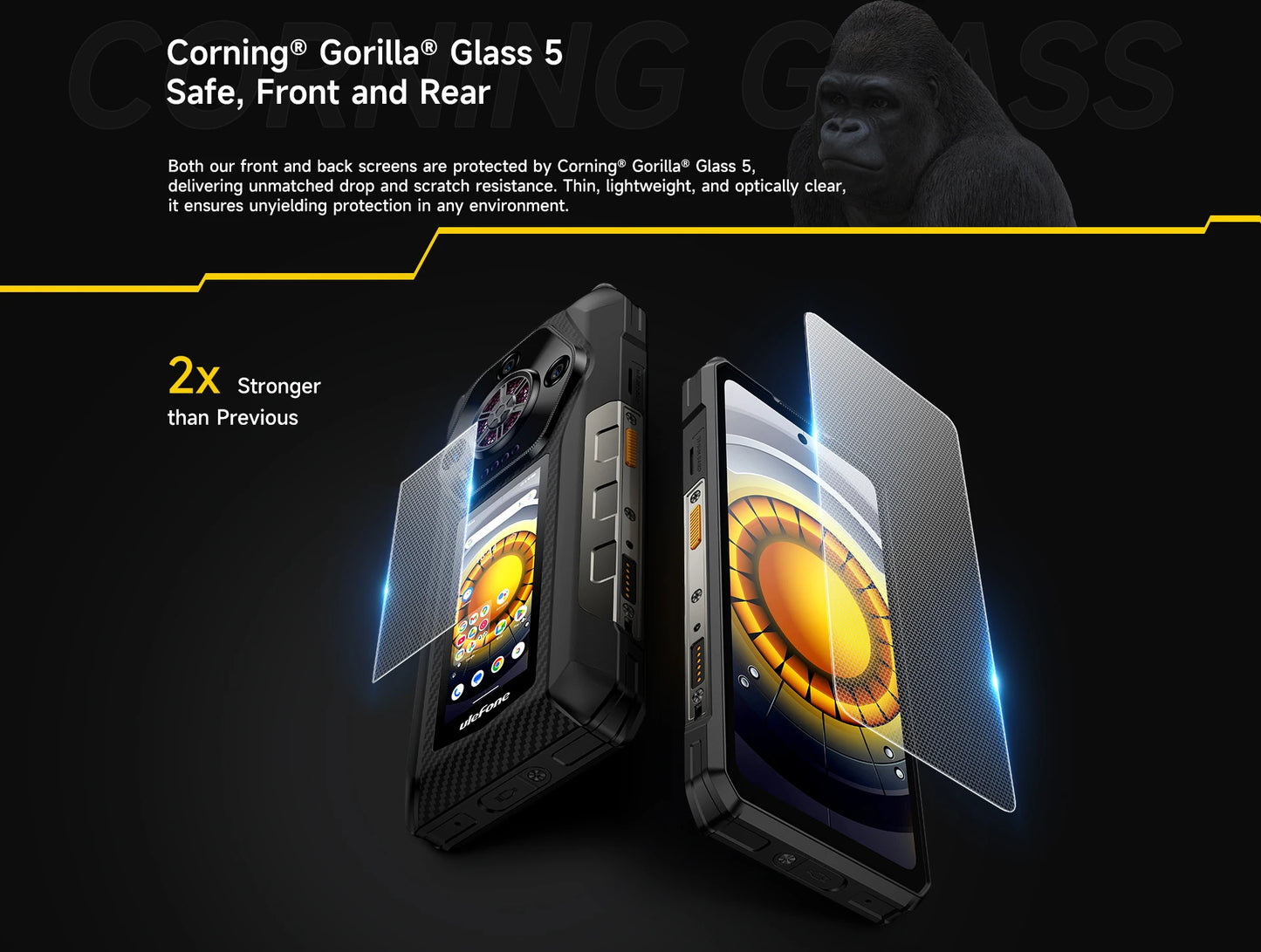 Ulefone Armor 30 Pro 5G Outdoor-Smartphone Android 14 6,95" 120Hz 32GB+512GB 12800mAh Nachtkamera 64MP NFC
