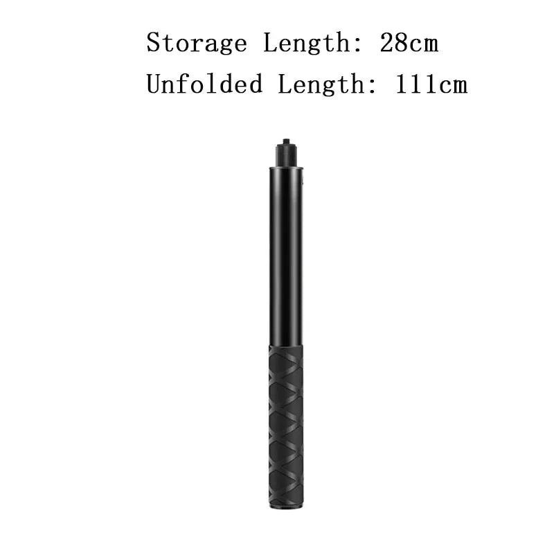 Poignée de bundle perche à selfie pour Insta360 X4 X3 X2 GoPro 12 11 10 9 DJI Action 4 3 SJCAM Camera Bullet Time Perche à selfie invisible