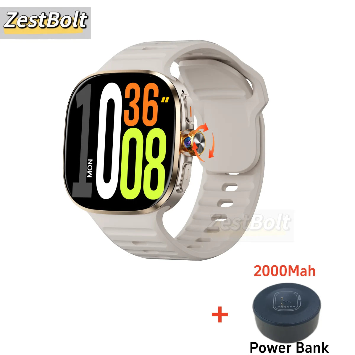 Nouvelle montre connectée M99 5G version cellulaire, écran Amoled 2,4 pouces plus grand, Android 10, avec caméra rotative et emplacement pour carte SIM, Wi-Fi