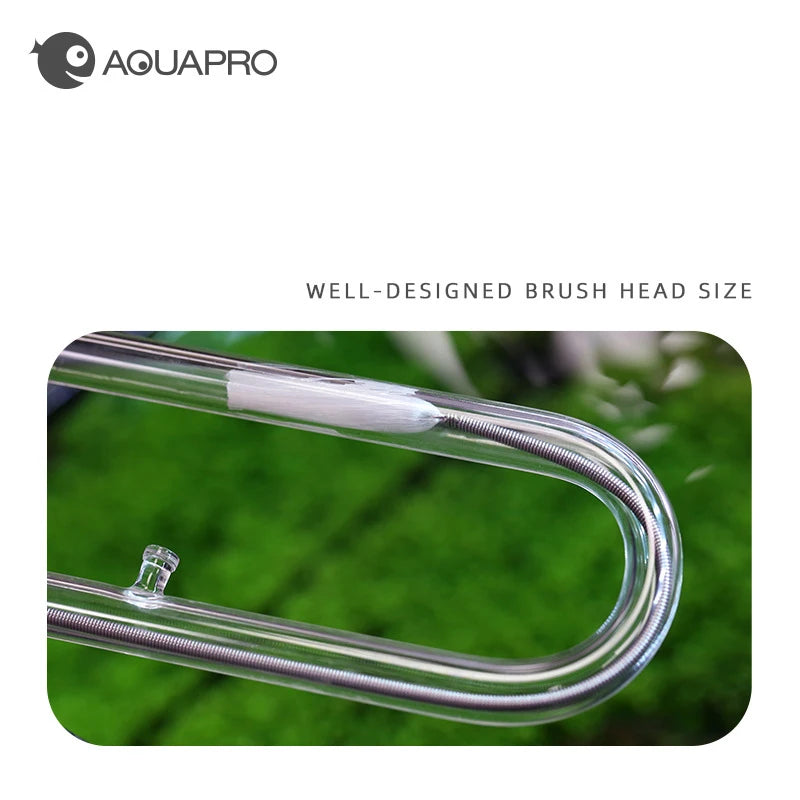 Aquarium Spring Brush Zubehör Fischglas Reinigungsgeräte Aquarium Filter Terrarium Angelartikel Pflanzenreiniger