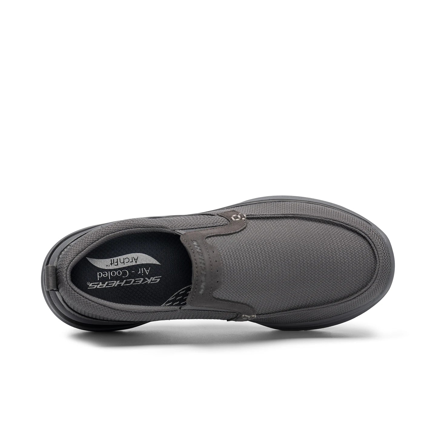 Skechers Herren Freizeitschuhe Business Outdoor Rutschfeste Slipper Runde Zehen Weiche Leichte Sohle Fahr-Arbeitsschuhe Arch Fit