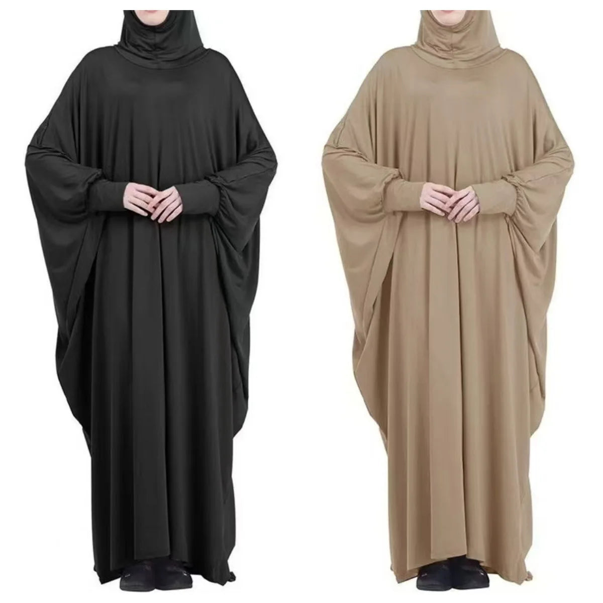 2025 Nouvel Abaya Musulman à Capuche de l'Aïd du Ramadan pour Femmes, Robe de Prière Amira Une Pièce, Robe Hijab Turque, Caftan, Vêtement Maxi Long