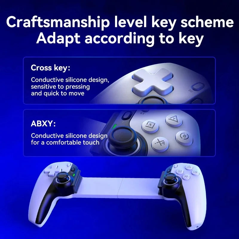 Hot Sale BSP D9 Tablet Controller Kabelloser Griff für Switch Game Bluetooth Stretching Joystick für PS3 PS4 Android IOS Gamepad