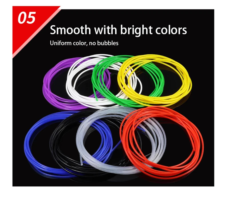 Tuyau en silicone coloré de 1m, ID 1 2 3 4 5 6 7 8 9 10 12 14 16 18 20 25mm, qualité alimentaire, flexible, pour boisson, conduite d'eau