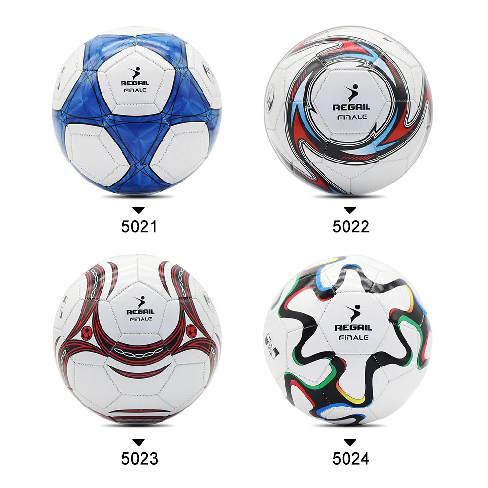 Ballon de football professionnel taille 5, cousu à la machine, ballon de but de championnat, entraînement sportif en extérieur pour jeunes