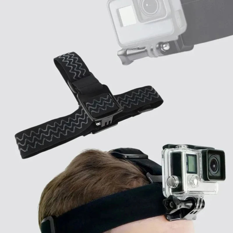 Support de téléphone pour casque, vidéo à la première personne, serre-tête pour téléphone, smartphone, caméra d'action