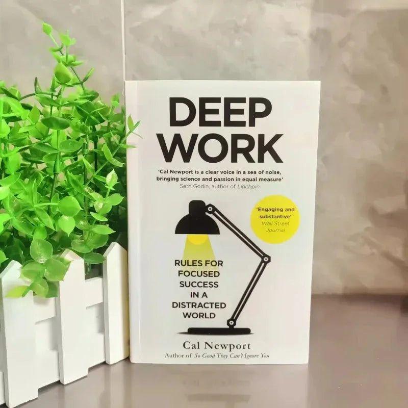 【AUF LAGER】Deep Work Englisches Buch von Cal Newport Regeln für konzentrierten Erfolg in einer abgelenkten Welt Führung & Motivation Bücher