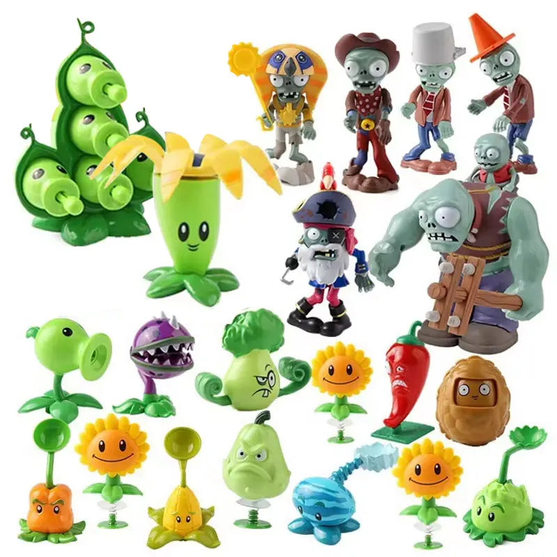 Plantes contre Zombies 2 Jouets Série Anime Original Figurines d'Action Silicone Souple Zombie Anniversaire Noël Nouvel An Cadeau Garçons