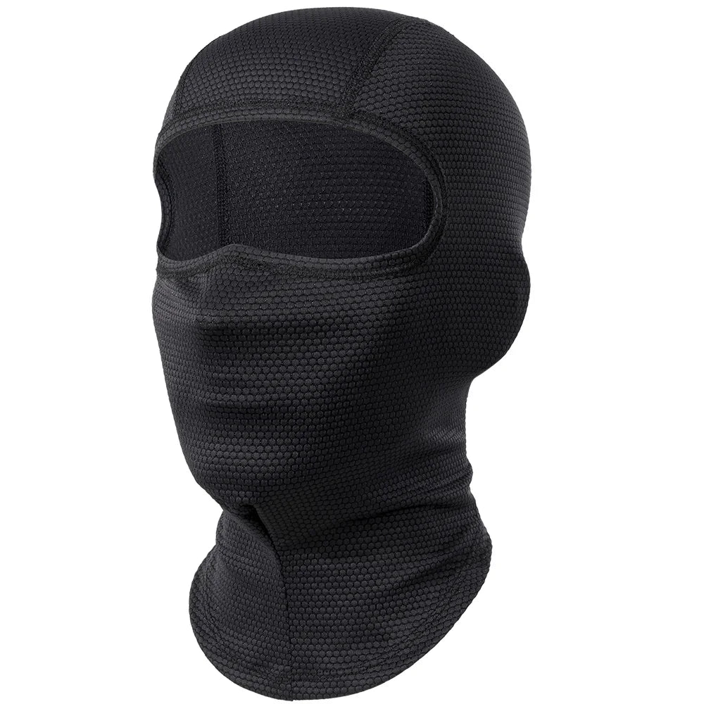 Masque intégral de refroidissement moto, cagoule respirante d'été pour motard, cache-cou pour motocross, casque de cyclisme, couvre-chef