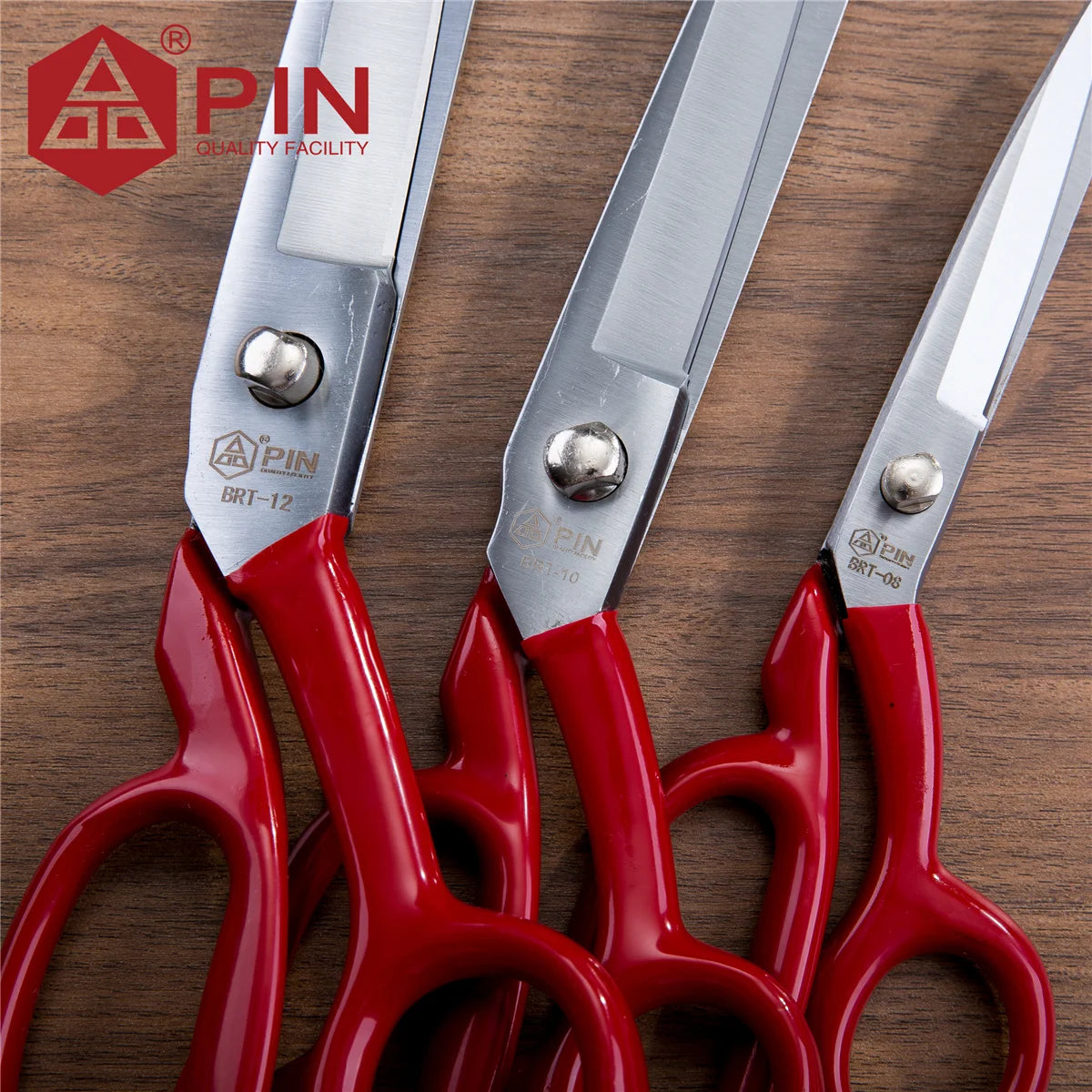 PIN Ultra Sharp Stoffschere 8" 10" 12", robuste Edelstahlschere für Nähen, Leder & allgemeine Schneidearbeiten