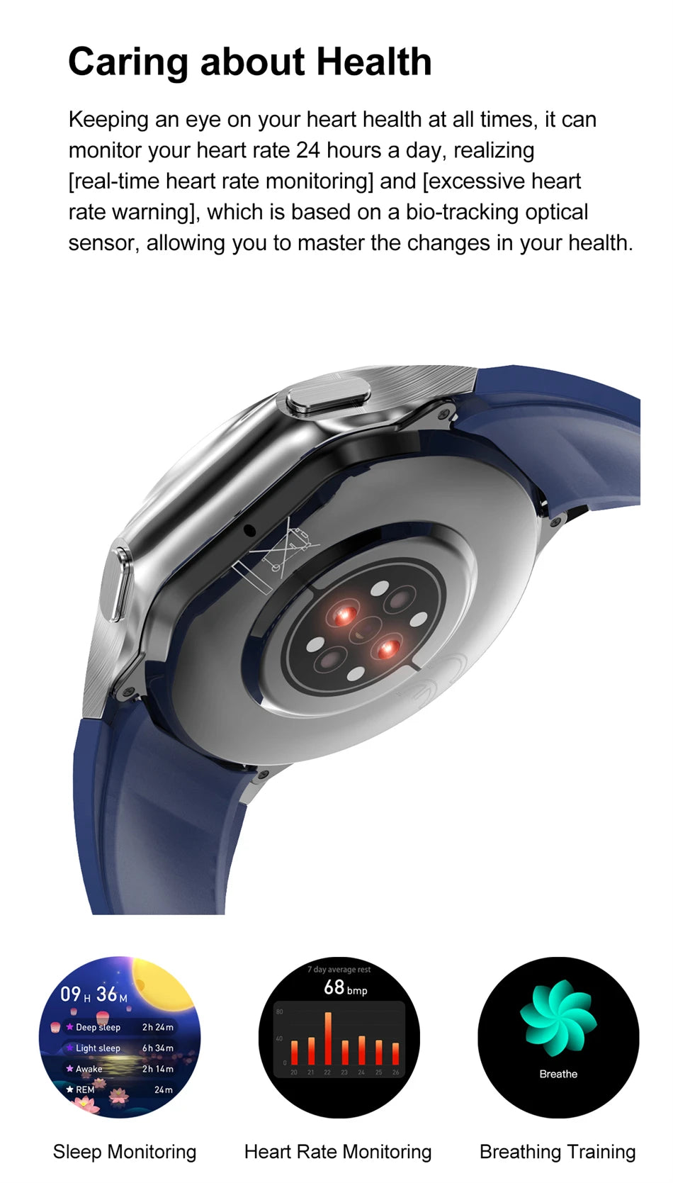 OPPO DT Watch X Montre Connectée Bluetooth avec Appel, 4 Go de Mémoire, Enregistrement, Lecture MP3+MP4, Son Surround Visuel 3D, Smartwatches Homme 2025 Nouveau