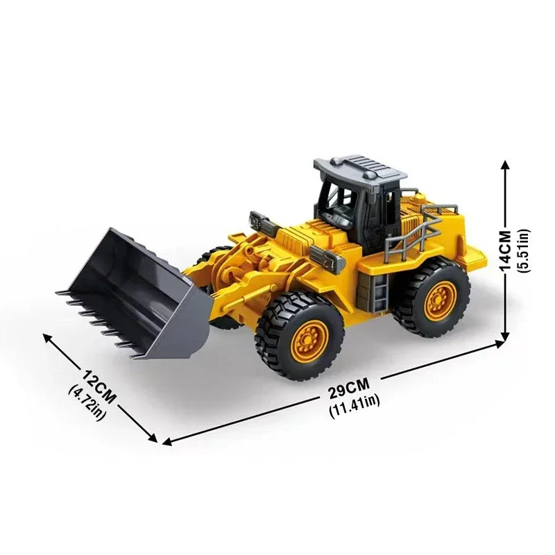 9CH Legierung Fernbedienung Bagger Planierraupe Muldenkipper Simulation Technik Fahrzeug Spielzeug RC Trucks Modell Kinder Spielzeug Geschenke
