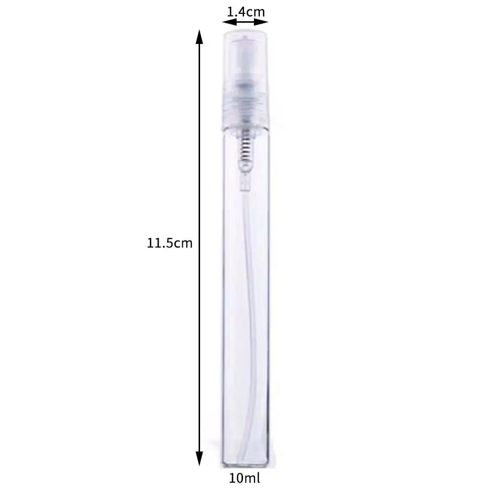 Flacon de parfum vide portable en verre de 5/10 ml pour voyage, cosmétiques, rangement, flacon de rechange.