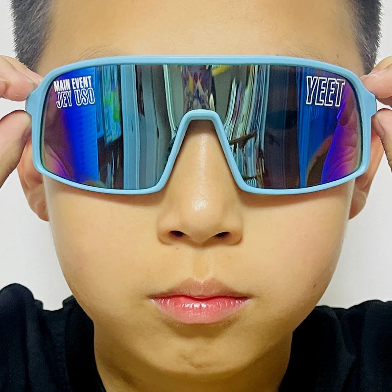 Jey Uso Yeet Sport Sonnenbrillen Kinder Brillen Blue Bloodline USOS Seltene Farben Sonnenbrille Eyewear Geschenk