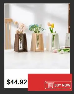 1 vase en cristal d'imitation, vase en plastique transparent créatif anti-chute, pot de fleurs transparent durable, vases de décoration modernes pour la maison