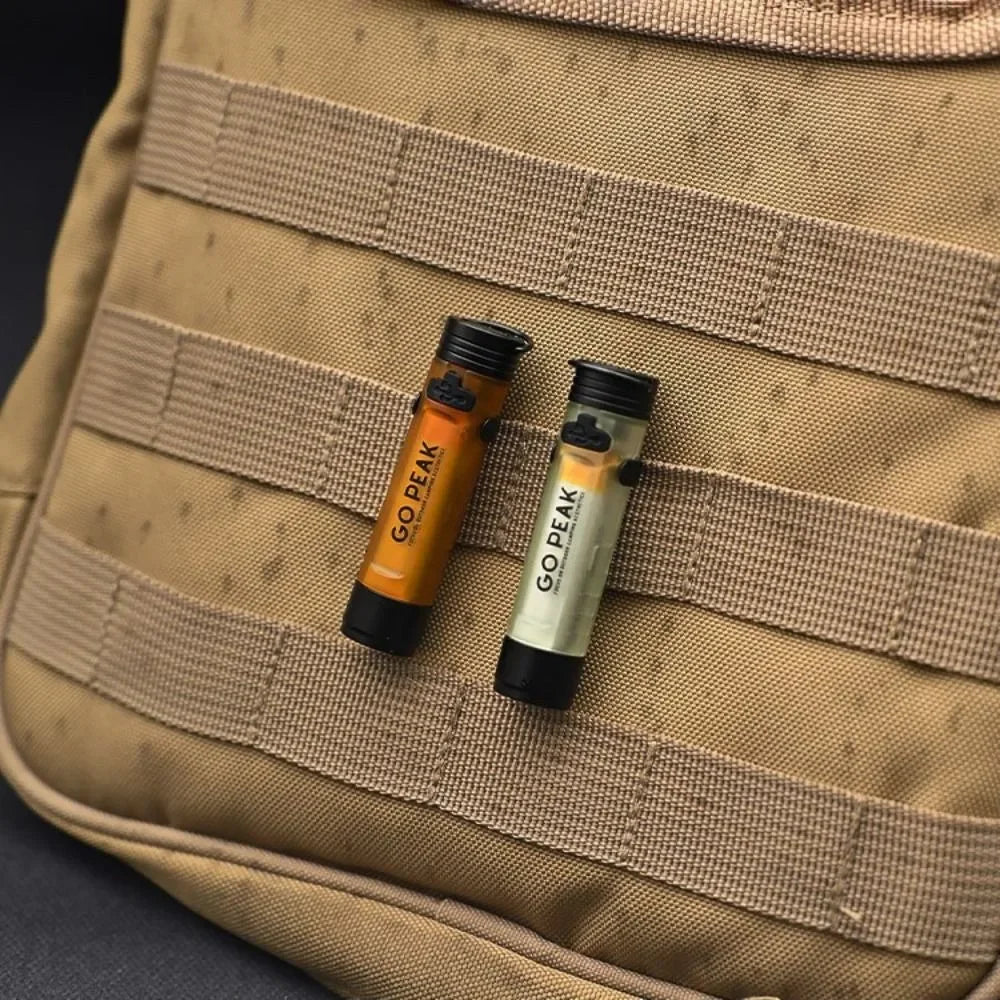 GO PEAK Starke, leichte Mini-Taschenlampe, lange Akkulaufzeit, Kappen-Schlüssel-Clip-Licht, wiederaufladbare magnetische Haken-LED-Nacht-Taschenlampe