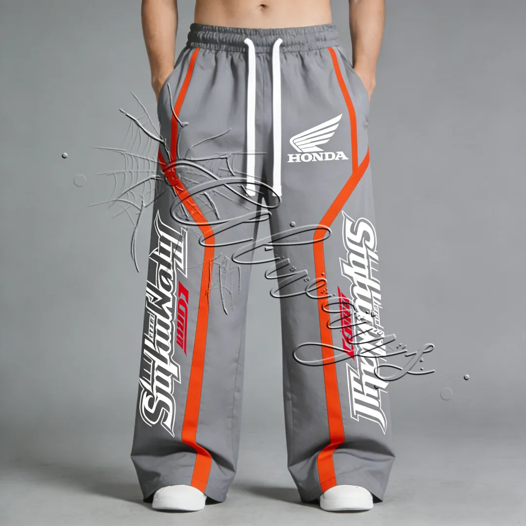 2026 Best-selling New Honda Racing Outdoor Sports Cycling Pants for Men MOTO Off-road Enthusiasts Fashionable Fitness Pants