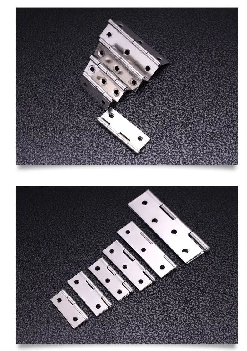 Zubehör 304 Edelstahl Flache Tür Dickes Hochwertiges Scharnier 1/1.5/2/2.5/3/4 Zoll 2 Stück Türbandscharniere Möbelbeschläge