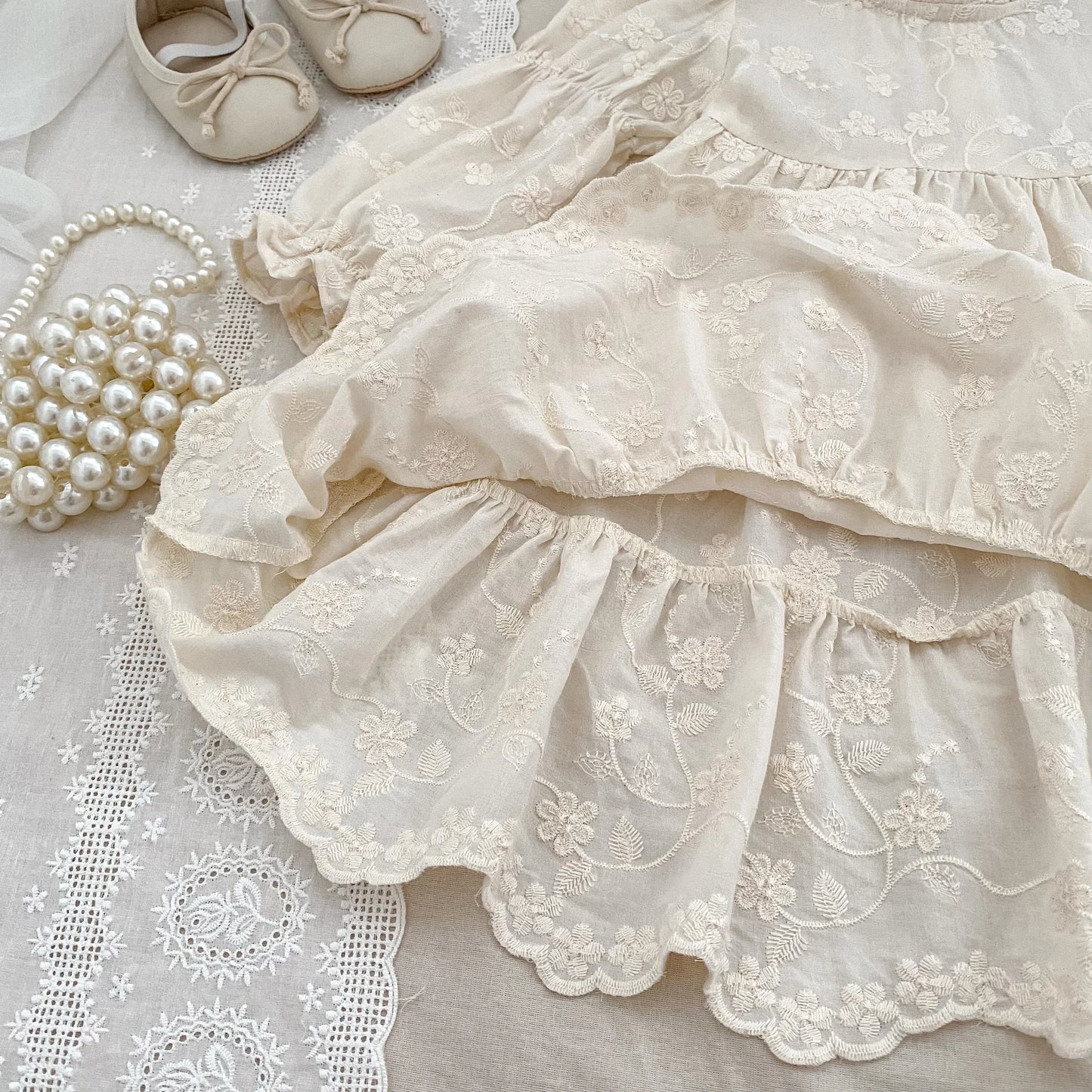 Nouvelle robe de sœur automne 0-6 ans, robe de soirée pour fille, barboteuse brodée pour bébé fille, robe de princesse en coton pour enfants, fête d'anniversaire de sœur
