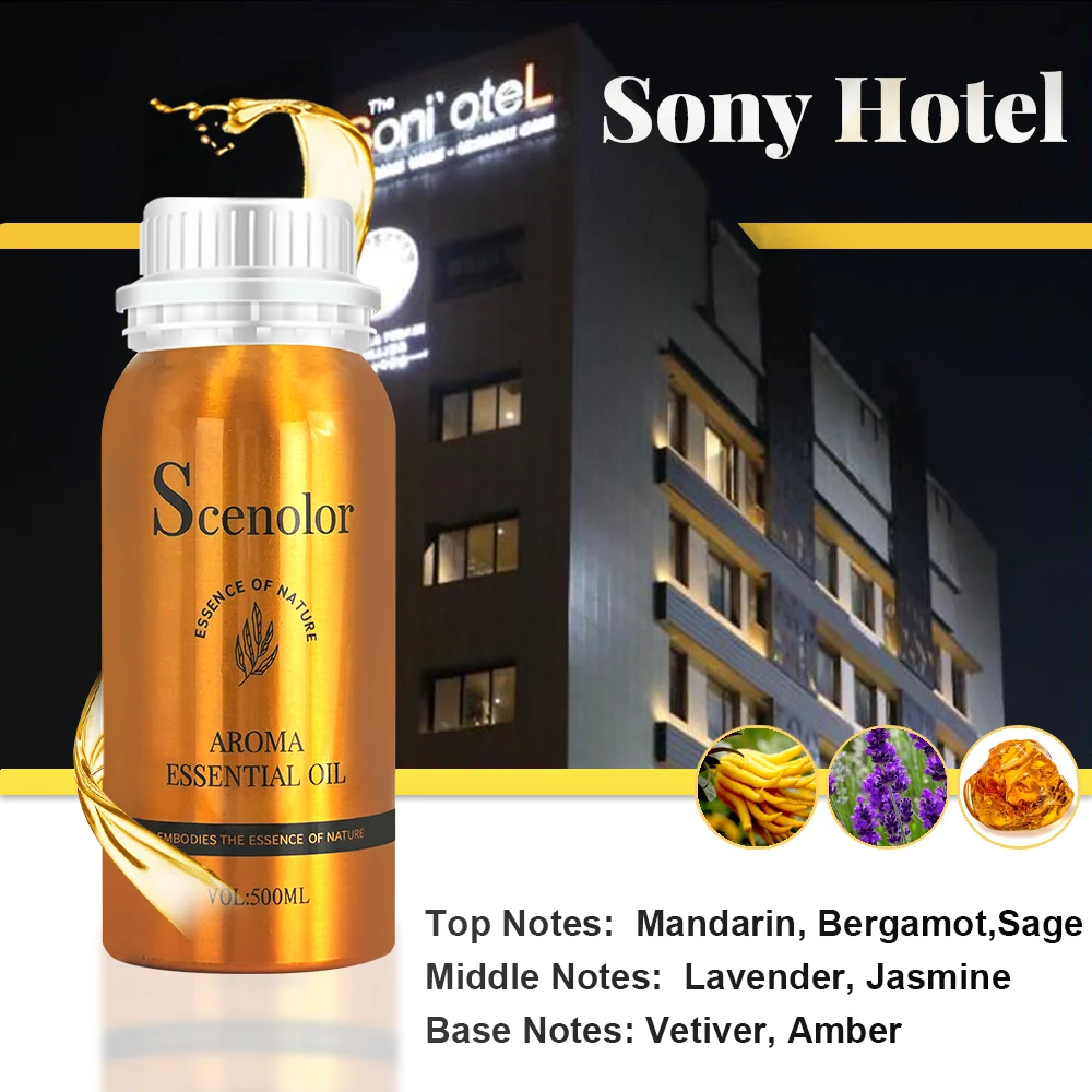 500ML Hotel Room Fragrance Diffuser for Home Air Freshener Scenting Device Air Purifier Humidifier Car Essential Oil Refil